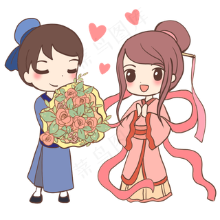 牛郎送花给织女