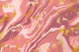 液体大理石背景金飞溅