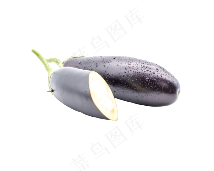 紫色长茄子蔬菜(2000X2000(DPI:300))