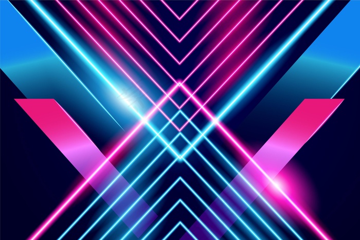 抽象霓虹灯背景eps,ai矢量模版下载