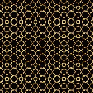 渐变金色阿拉伯图案