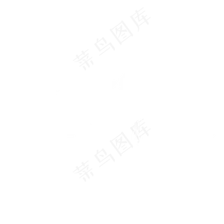 矢量白色简约寒蝉鸣设计字体菜鸟图库原创