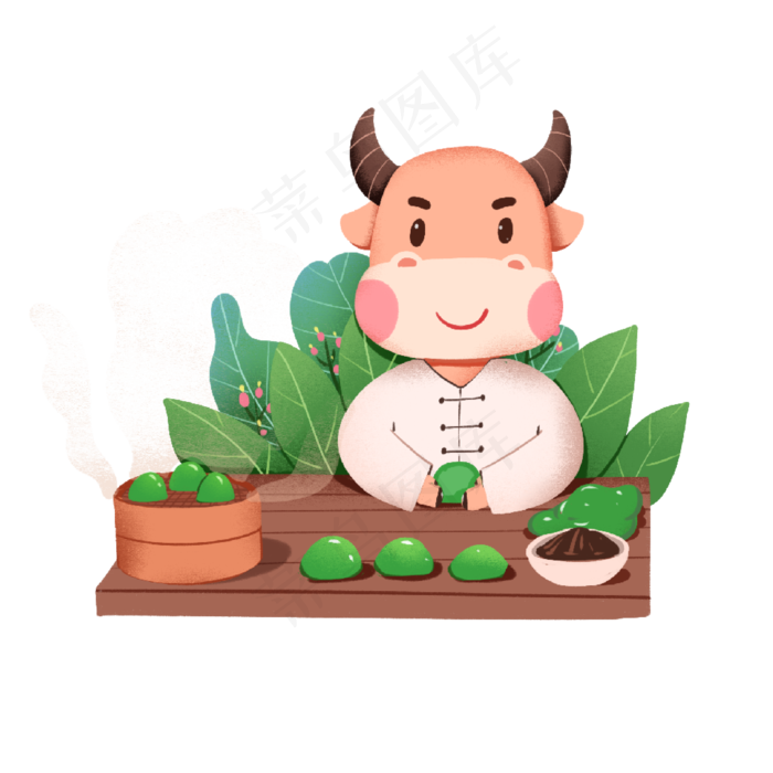 2021牛年日历四月份清明