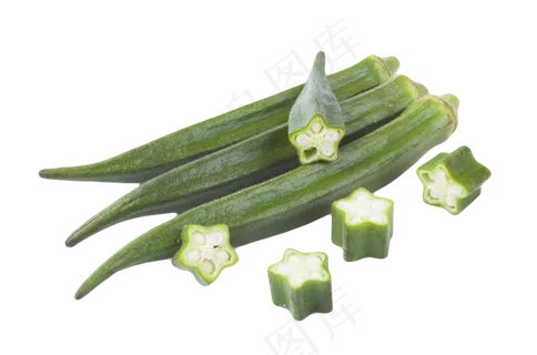 爆炒秋葵和猪肉好吃美味