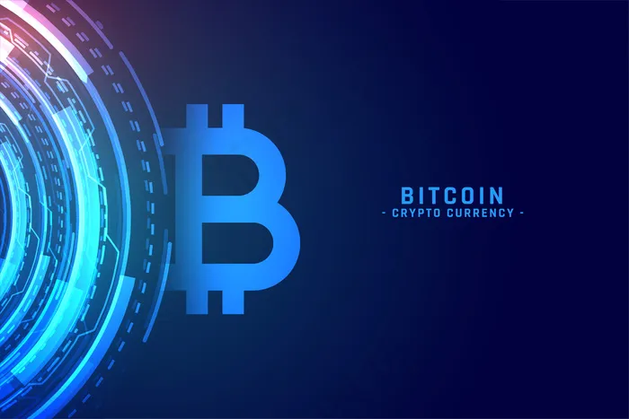 数字比特币技术概念加密货币背景eps,ai矢量模版下载
