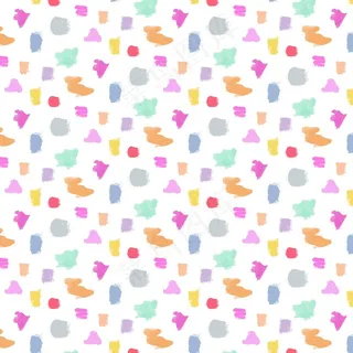 水彩手绘圆点图案