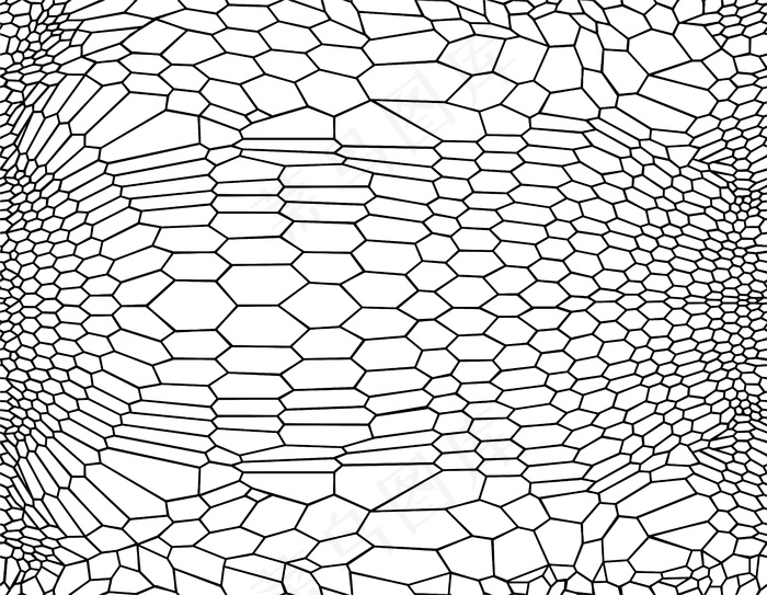 矢量黑白无缝钻石印花eps,ai矢量模版下载