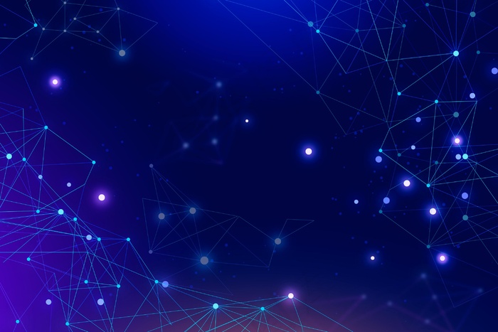 抽象风格的网络连接背景