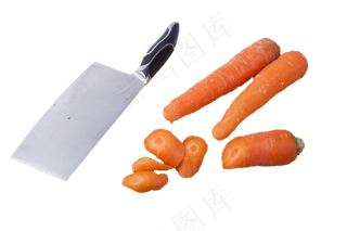 菜刀胡萝卜厨房蔬菜