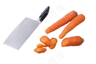 菜刀胡萝卜厨房蔬菜