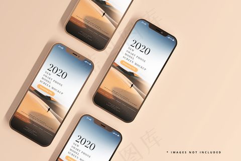 现代智能手机模型样机