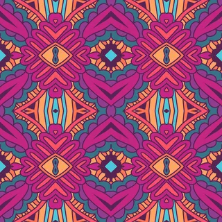 时尚墙纸。复古涂鸦艺术。