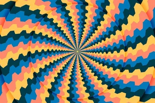 圆形迷幻动态背景