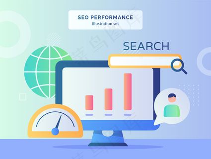 Eo性能图在监视器上设置搜索机图表的internet指示灯速度