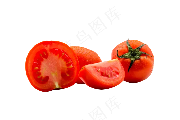 切开蔬菜西红柿(3000*2000px 300 dpi )