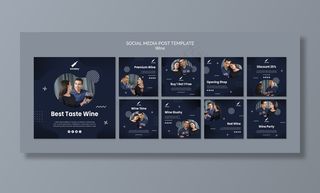 Instagram post collection与情侣为酒庄