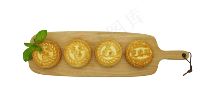 四块五仁月饼(4000*2000px 300 dpi )