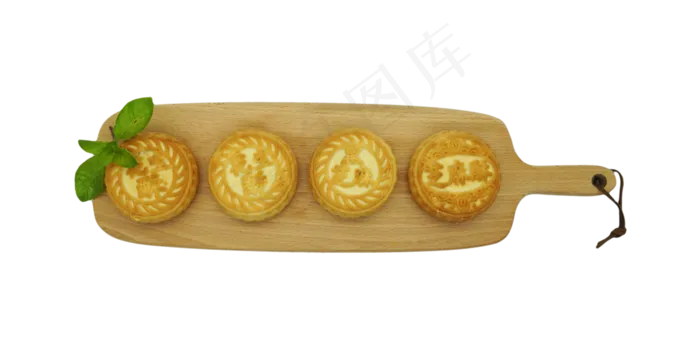 四块五仁月饼(4000*2000px 300 dpi )