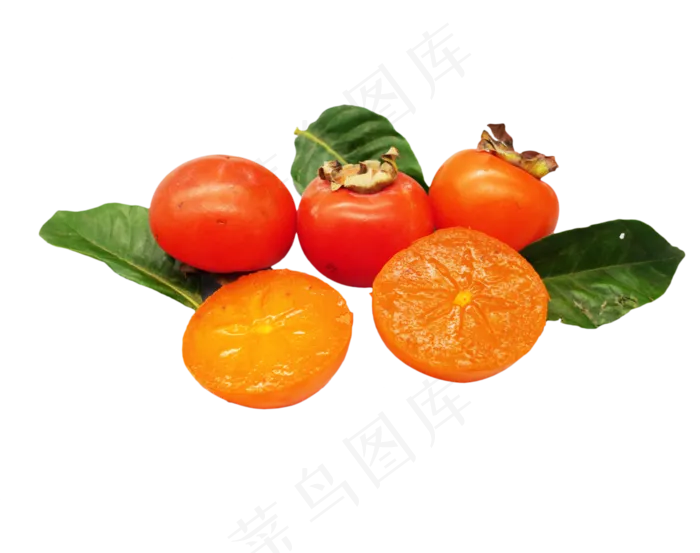 成熟柿子水果(1000X1000(DPI:300))