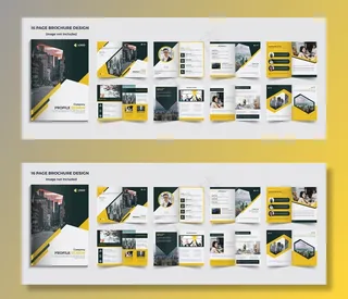 16页宣传册设计