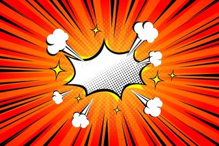 带语音泡泡的漫画背景