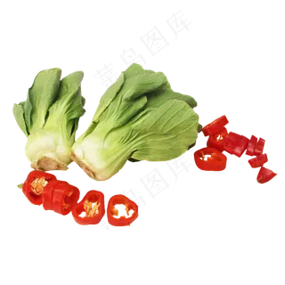 青菜辣椒蔬菜组合