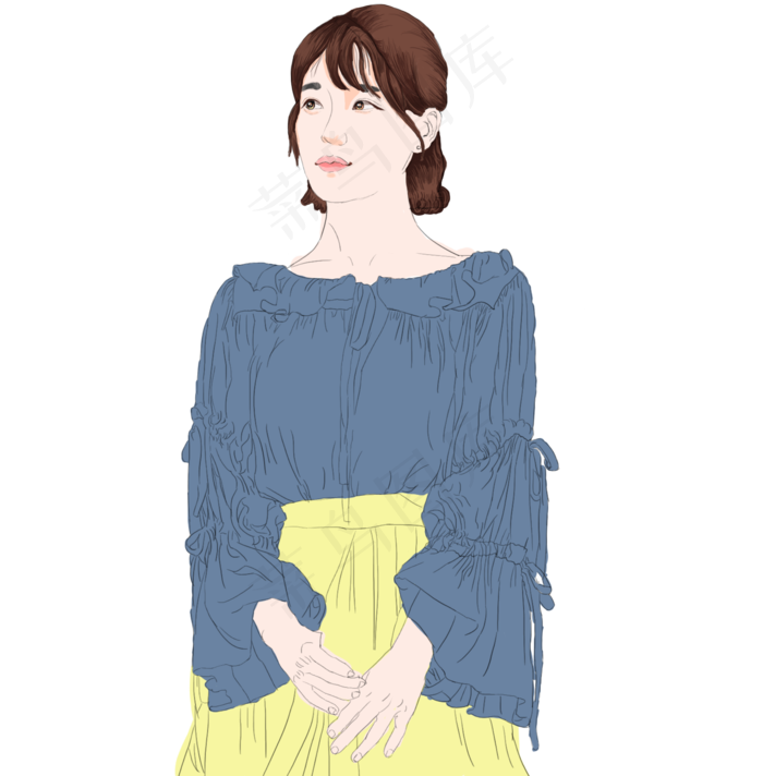 女孩唯美可爱女孩PNG