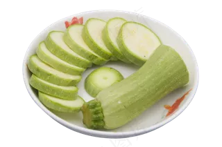 绿色西葫芦切片