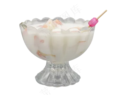 玻璃杯水果牛奶杯