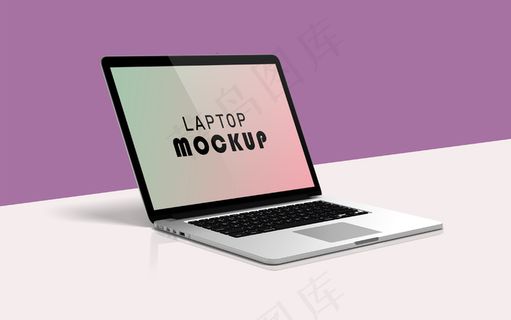 清洁笔记本电脑专业模型样机