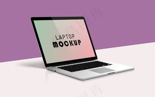 清洁笔记本电脑专业模型样机