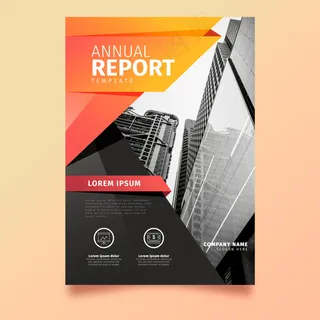 摘要年报模板设计附照片
