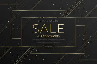 带圆点的豪华金色背景