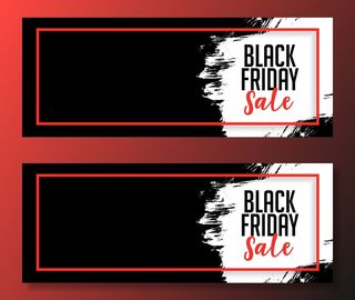 黑色星期五销售带文本空间的时尚横幅banner
