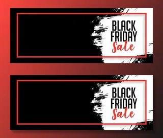 黑色星期五销售带文本空间的时尚横幅banner