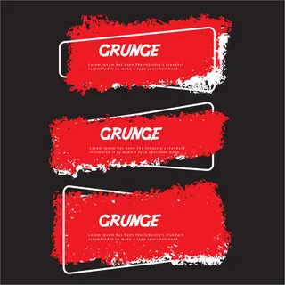 红色垃圾标签系列