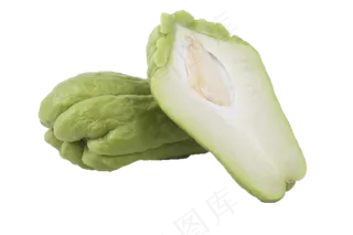 两个新鲜的佛手瓜