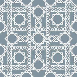 带交叉条纹的阿拉伯无缝图案，伊斯兰线条图案。装饰阿拉伯，无缝模式，伊斯兰模式亚洲，矢量插图