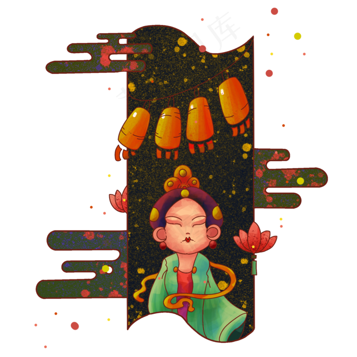 花好月圆度中秋(2000X2000(DPI:300))psd模版下载