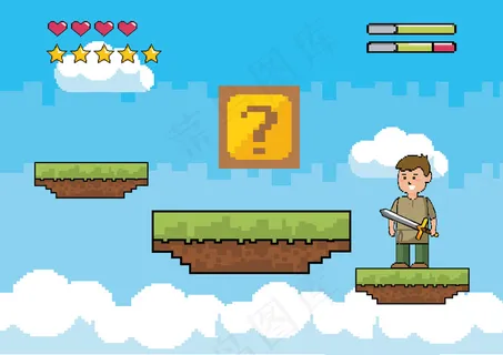 街机游戏世界与像素场景 街机游戏世界与像素场景