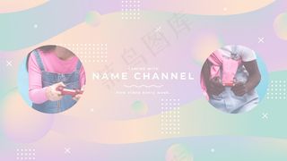 渐变游戏youtube频道艺术