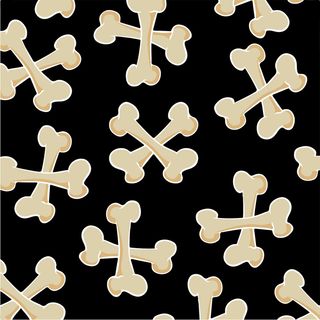 交叉骨头图案背景矢量图