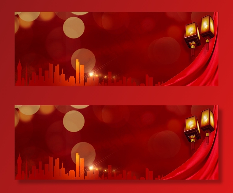 204城市除夕夜创意背景合成