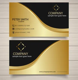 大气时尚创意名片设计模板