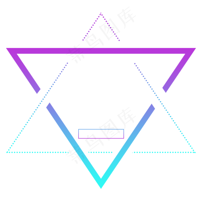 渐变电商几何图形