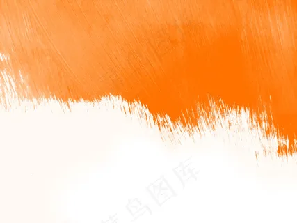橙色水彩笔刷背景 橙色水彩笔刷背景
