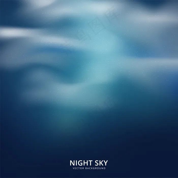 夜空抽象背景。矢量图eps,ai矢量模版下载