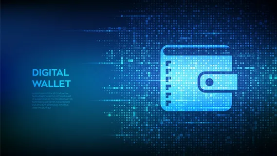 数字钱包。钱菜鸟图库标由货币符号制成。背景与货币符号。 数字钱包。钱菜鸟图库标由货币符号制成。背景与货币符号。