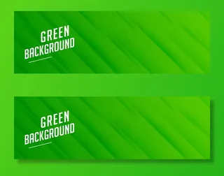 带斜纹图案的绿色横幅banner