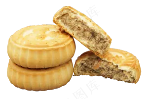 黄色五仁月饼
